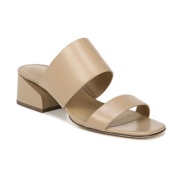 Via Spiga Phillipa Slide Leather Sandal in Tan Size 8.5 - Picture 1 of 9